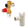 Pack Chauffe eau électrique 200 Litres Initio blindé vertical ARISTON + Groupe de sécurité 3/4" + Siphon