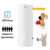 Pack Chauffe eau électrique Stéatis stable au sol 250 Litres THERMOR + Groupe de sécurité 3/4" + Siphon de groupe