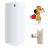 Kit groupe de sécurité 3/4" pour chauffe eau + siphon de groupe