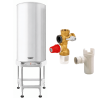 Pack Chauffe eau électrique 150 Litres Sagéo stéatite vertical ARISTON + Groupe de sécurité 3/4" + Siphon