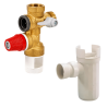 Pack Chauffe eau électrique 150 Litres Sagéo stéatite vertical ARISTON + Groupe de sécurité 3/4" + Siphon