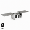 Té isolé Poujoulat Inox-Inox D 155 90°