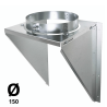 Support mural Poujoulat Inox-Inox D 150 SMI 31 150 056