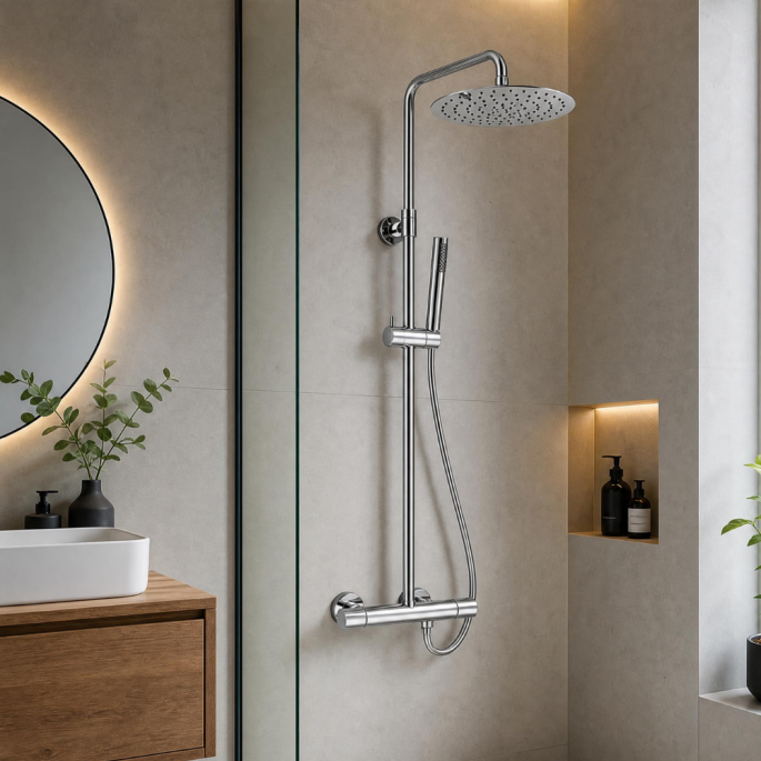 Colonne de douche thermostatique DRAKAR 800 O'design