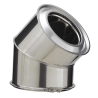 Coude Poujoulat Inox-Inox D 200 45°