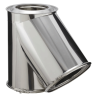 Te isolé 135 ° Poujoulat Inox-Galva D 230