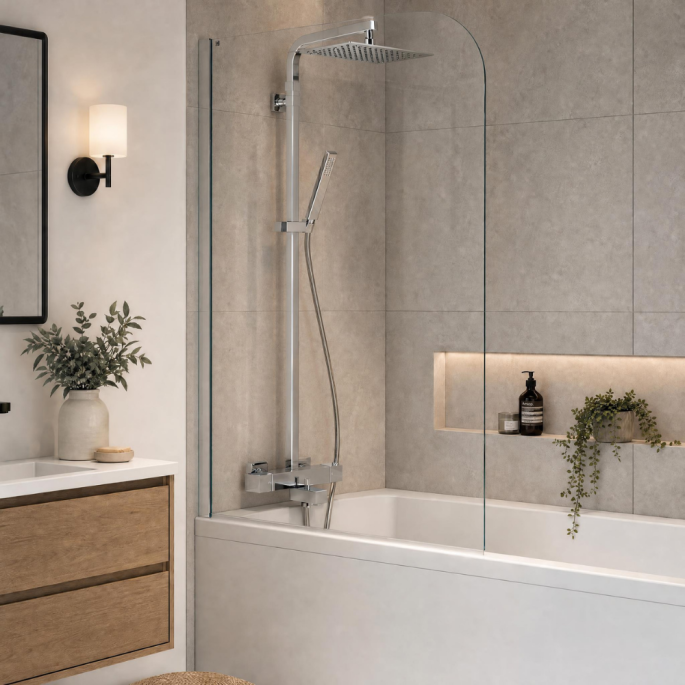 Colonne de douche baignoire thermostatique Touareg 300 VALENTIN