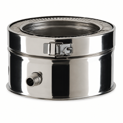 Cône d'écoulement avec purge latérale Therminox TI-ZI / TR-ZR Poujoulat