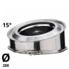 Tuyau Poujoulat Inox-Inox D 155 Lg 45cm
