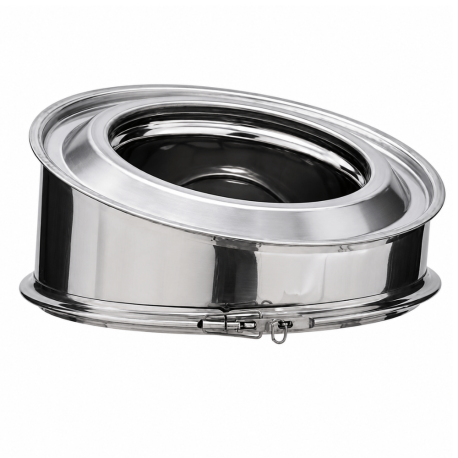 Tuyau Poujoulat Inox-Inox D 155 Lg 45cm