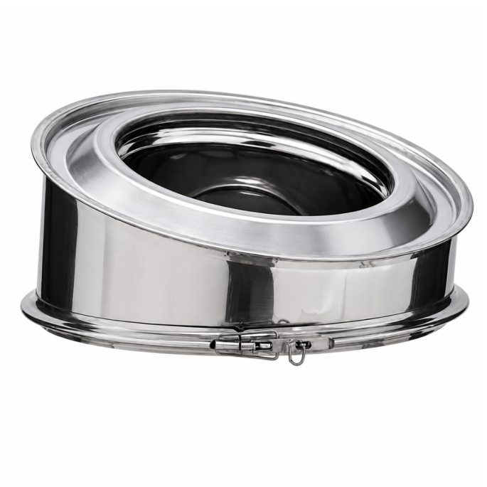 Tuyau Poujoulat Inox-Inox D 155 Lg 45cm
