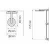 Colonne de douche lumineuse Ozone VALENTIN
