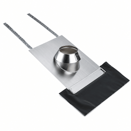 Té isolé Poujoulat Inox-Inox D 155 90°