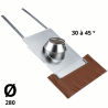 Té isolé Poujoulat Inox-Inox D 155 90°