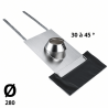 Té isolé Poujoulat Inox-Inox D 155 90°