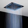 Tête de douche Hydrojet Rain Light Square Paini Porta France