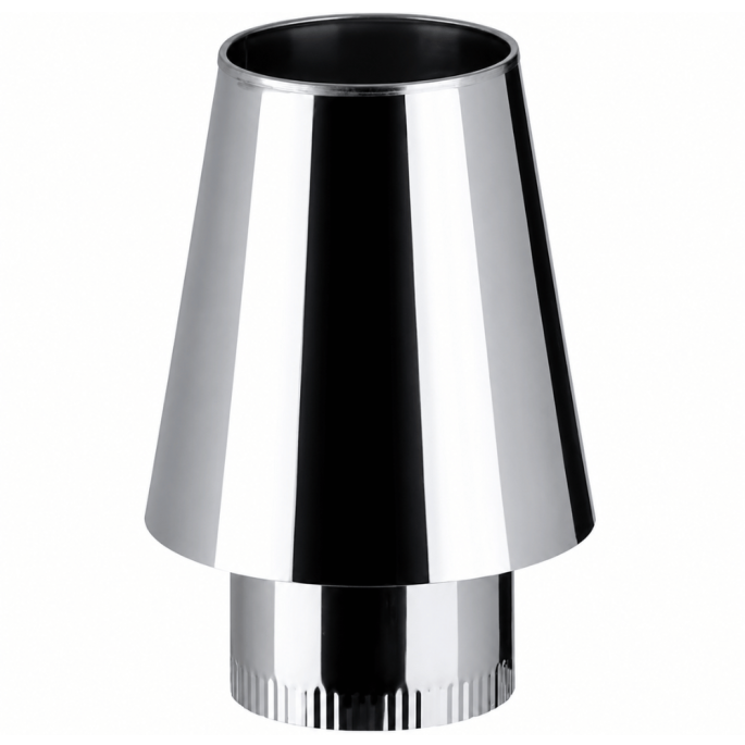 Chapeau en Cône de finition Inox DFI 31180085 D180 Poujoulat