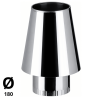 Chapeau en Cône de finition Inox DFI 31180085 D180 Poujoulat