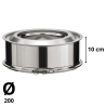 Tuyau Poujoulat Inox-Inox D 200 Lg 10cm