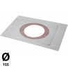 Plaque distance sécurité étanche D155 PDSER 81-120 Poujoulat Inox-Galva