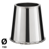 Chapeau en Cône de finition Inox DFI 31155085 D155 Poujoulat