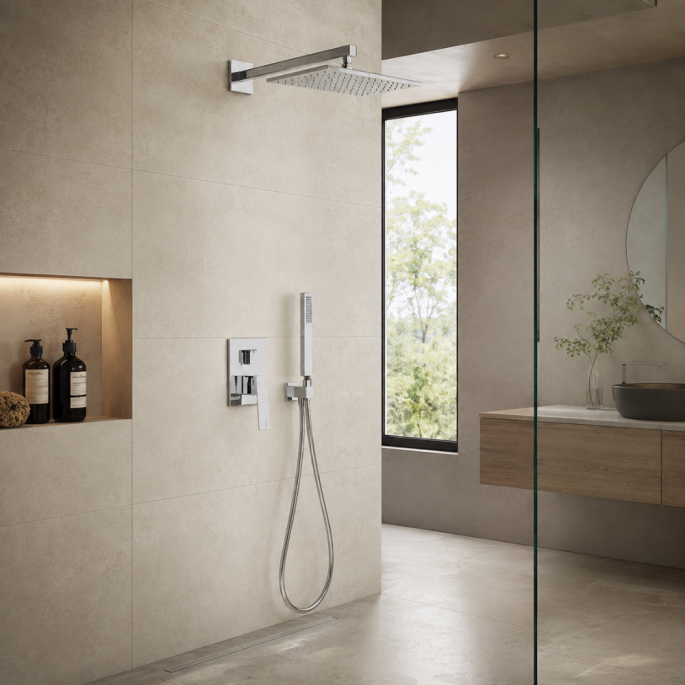 Colonne de douche encastré Rapid-Box Slim Exclusive Tres
