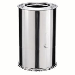 Tuyau Poujoulat Inox-Inox D 180 Réglable de Lg 35 à 45 cm