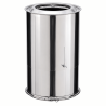 Tuyau Poujoulat Inox-Inox D 180 Réglable de Lg 35 à 45 cm
