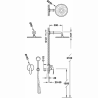 Colonne de douche encastré Rapid-Box Slim Exclusive Tres
