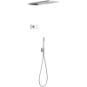 Kit de douche thermostatique électronique et encastré Shower Technology Study Exclusive TRES