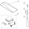 Kit de douche thermostatique électronique et encastré Shower Technology Study Exclusive TRES