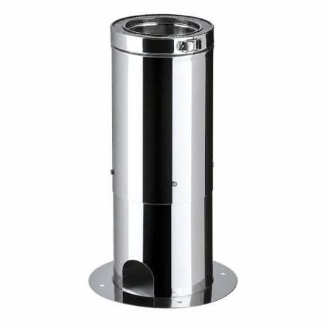 Support autoportant avec écoulement réglable de 35 à 55 cm Therminox TI-ZI / TR-ZR Poujoulat