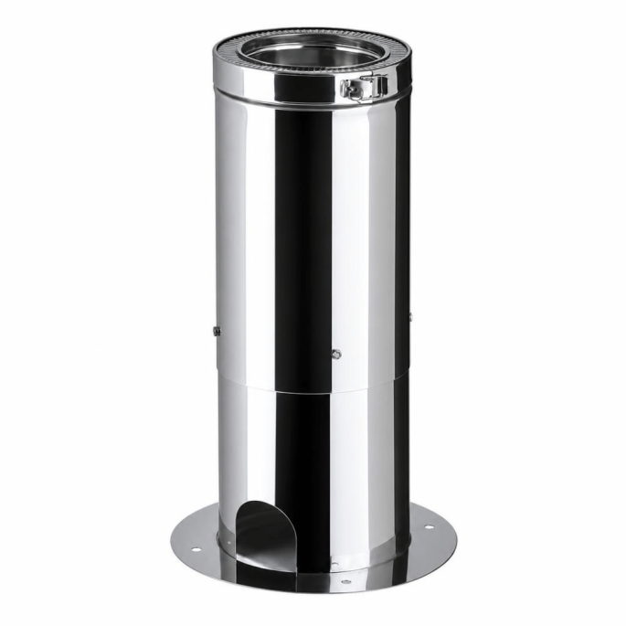 Support autoportant avec écoulement réglable de 35 à 55 cm Therminox TI-ZI / TR-ZR Poujoulat