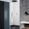 Ensemble de douche thermostatique RAIN LIGHT TECHNO CROMO Paini Porta France