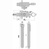 Ensemble de douche thermostatique RAIN LIGHT TECHNO CROMO Paini Porta France