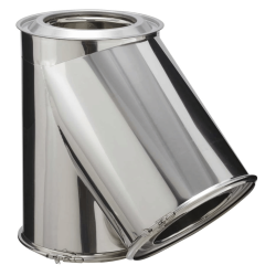 Té isolé Poujoulat Inox-Inox D 150 135° Té isolé Poujoulat Inox-Inox D 150 135°