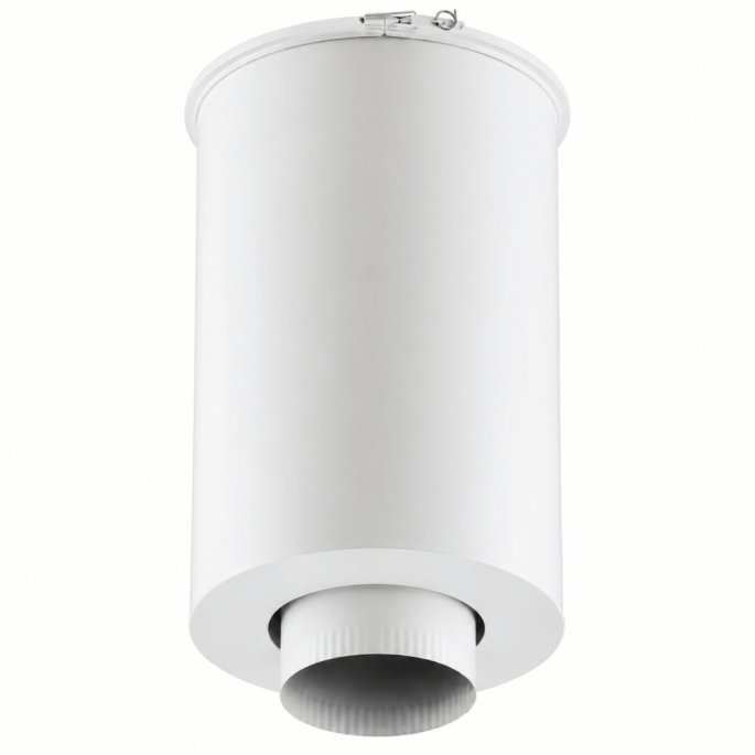 Élément droit de finition Inox-Galva D 150