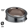 Coude Poujoulat Inox-Galva D 230 15 °