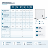 Portes de douche pivotantes Smart Design 2P KINEDO
