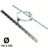 Collier de soutien Poujoulat Inox-Galva 230