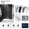 Portes de douche pivotantes 1/4 de cercle Young R2 LUX Novellini