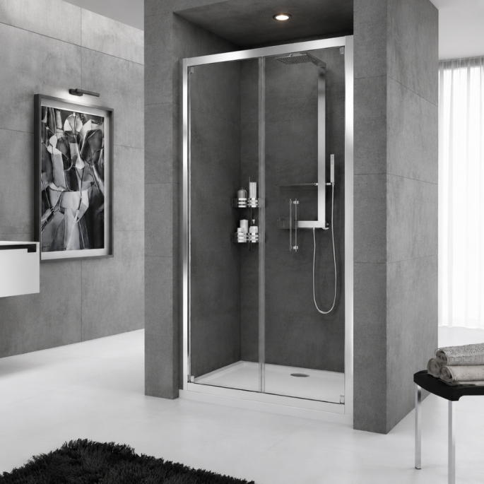 Porte de douche pliante Rose Rosse S Novellini