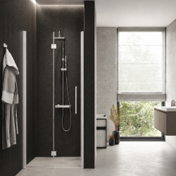 Porte de douche pivotante et pliante Young 1BS Novellini