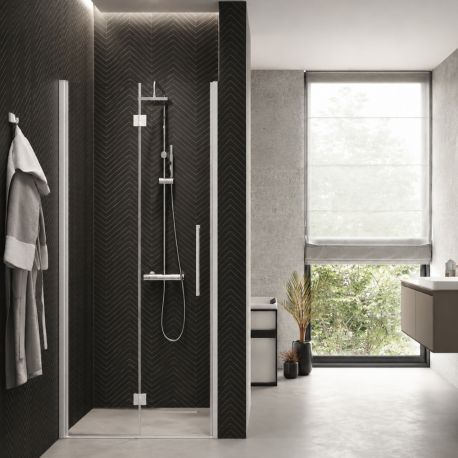 Porte de douche pivotante et pliante Young 1BS Novellini