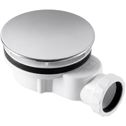 Bonde extra-plate diamètre 90 pour receveur de douche SANINDUSA