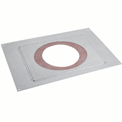 Plaque distance sécurité étanche D200 PDSER 41-80 Poujoulat Inox-Galva