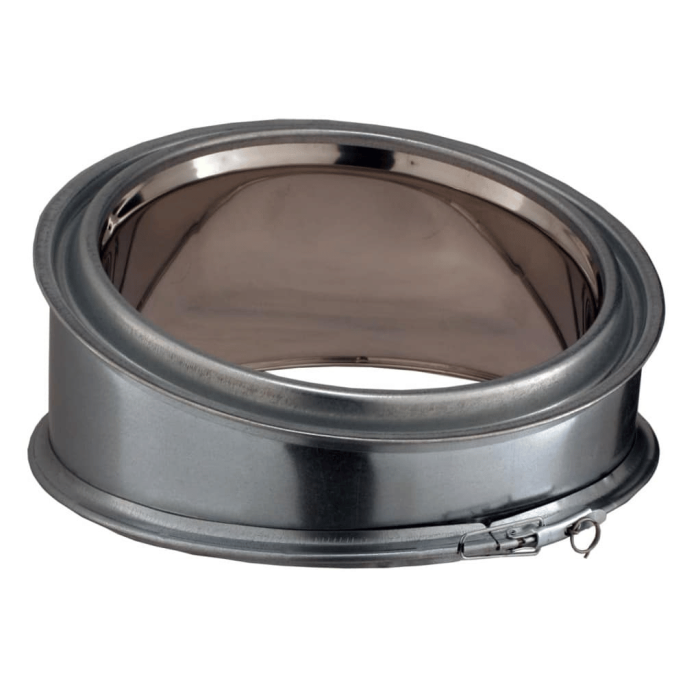 Coude Poujoulat Inox-Galva D 200 15 °