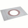 Plaque distance sécurité étanche D230 PDSER 41-80 Poujoulat Inox-Galva