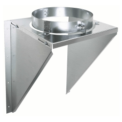 Support mural Poujoulat Inox-Galva D 280 mm