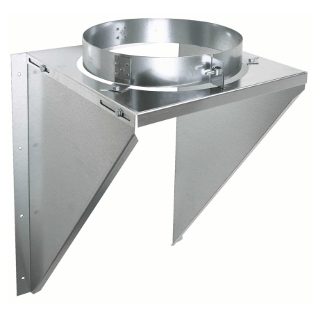 Support mural Poujoulat Inox-Galva D 280